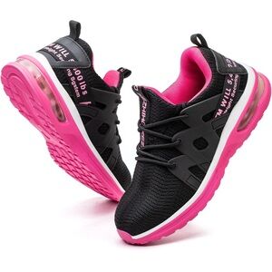 Kezhiho- women’s shoes steel toe shoes